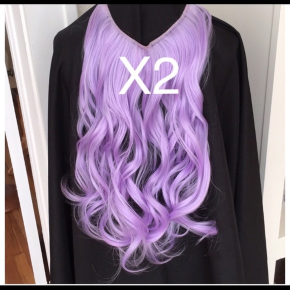 ⚡️Sale⚡️Hidden Halo Hair Extension Purple 18” - Picture 1 of 1